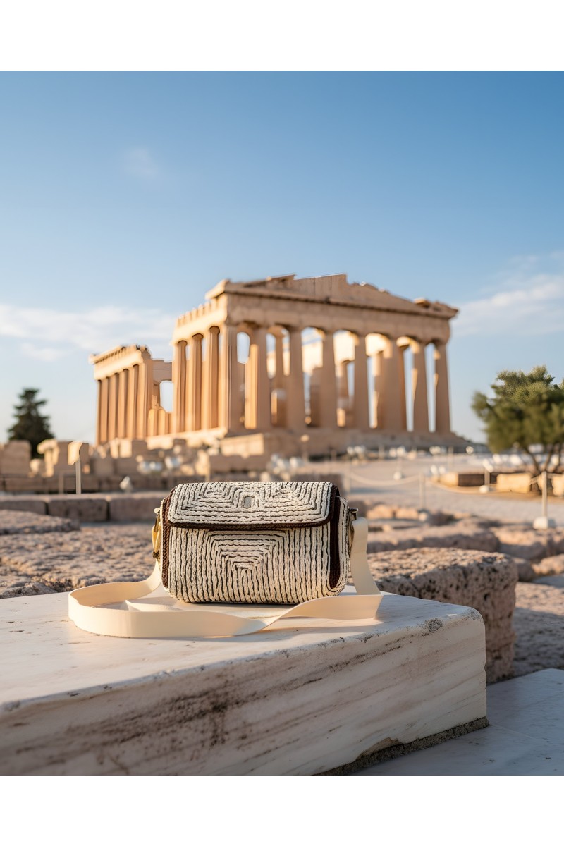 Χειροποίητη τσάντα ώμου Ευριδίκη εμπνευσμένη από την Ελληνική μυθολογία