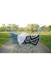Handmade Luxurious Baby Blanket - Multicolored