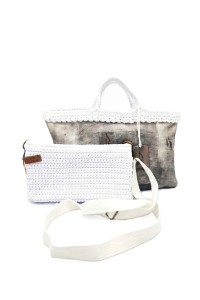 Handmade bag - white