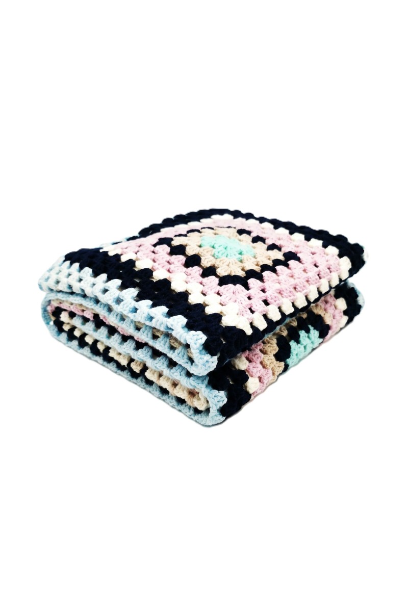 Handmade Luxurious Baby Blanket - Multicolored