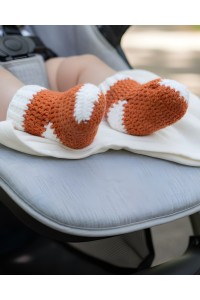 Handmade crocheted accessories - Terracotta