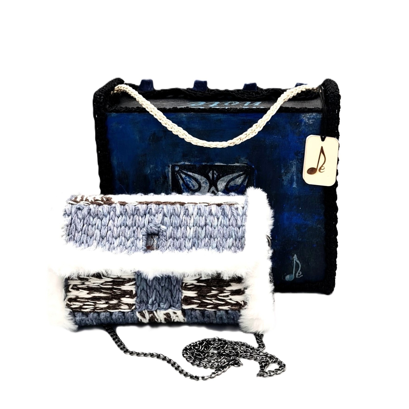Imalia one of a kind art bag inspired by Greek mythology