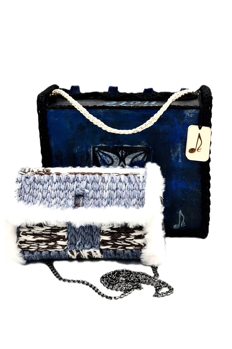 Imalia one of a kind art bag inspired by Greek mythology