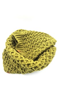 Handmade Crochet Cowl in Olive Green