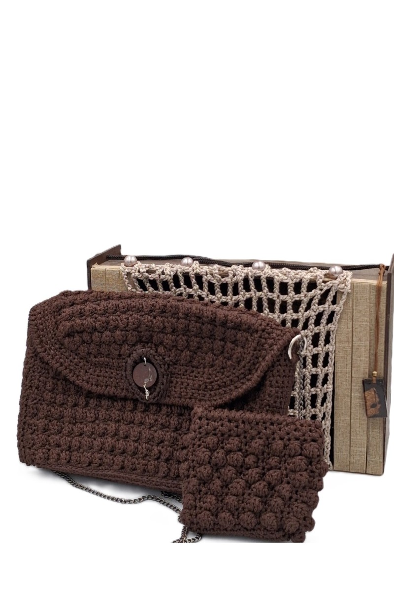 Handmade Crochet Siena Bag, Wallet and Gift Box Set | Grace Note
