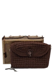 Handmade Crochet Siena Bag with Hand-Painted Wooden Gift Box | Grace Note
