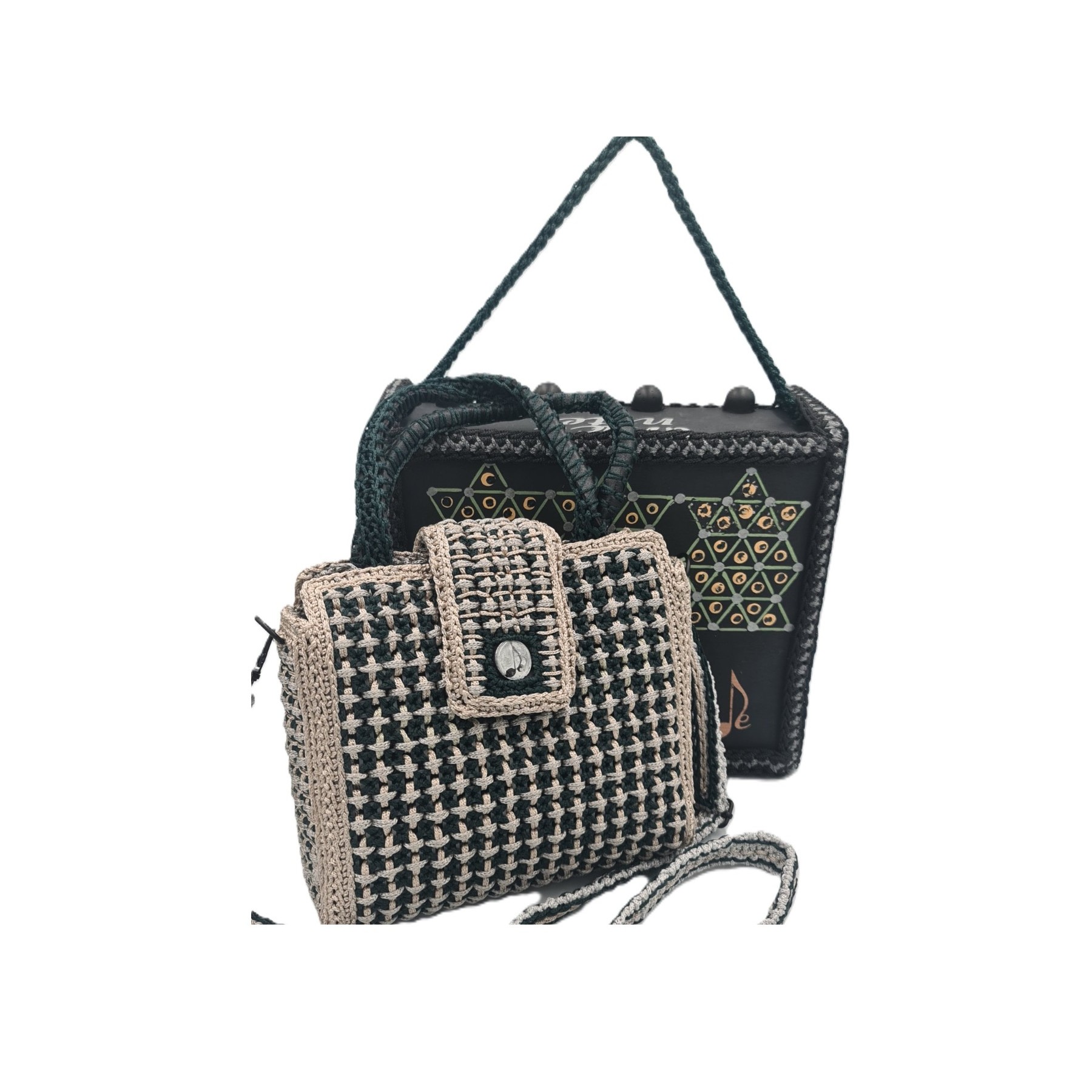 Evryti Handmade Art Bag by Grace Note with its handcrafted signature presentation box.