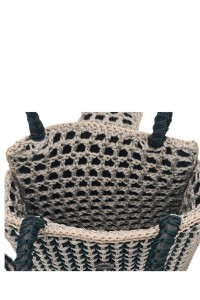 Interior of the Evryti Handmade Art Bag by Grace Note showcasing handcrafted construction.