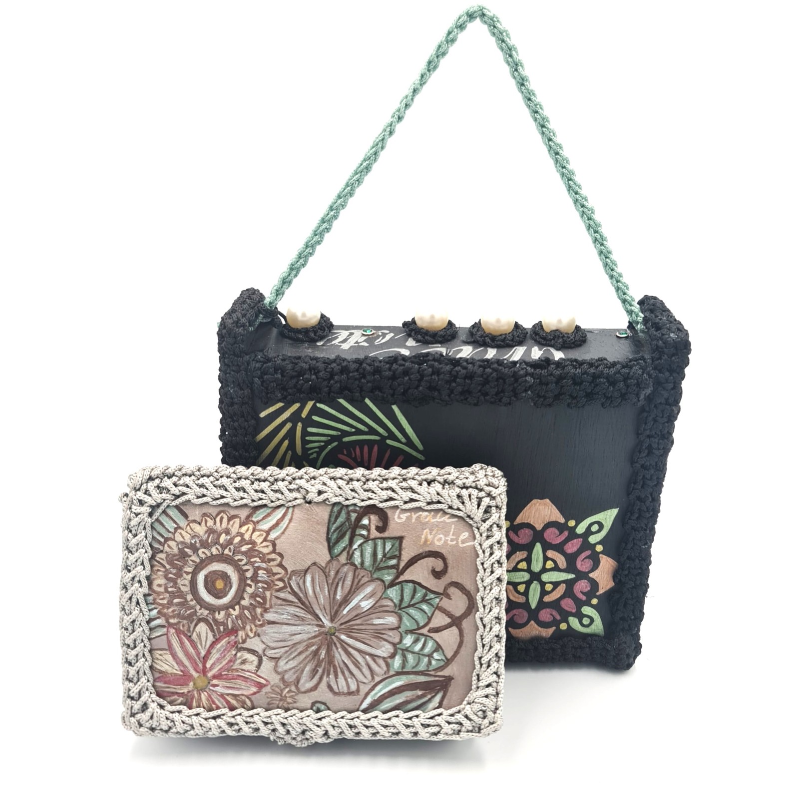 Iaira Handmade Art Wallet by Grace Note with handcrafted artistic gift box