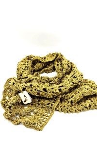 Handmade lace crochet shawl