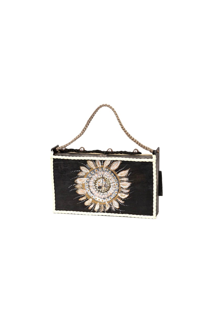 Hand-painted handcrafted artistic gift box for Achinoe Handmade Art Wallet